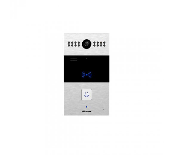 Akuvox R26C In-Wall IP Video Intercom (RFID card reader),  flush mount