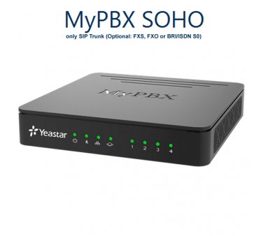 Yeastar MyPBX SOHO IP-Telefonanlage (Neu) Lizenzfrei bis 32 Nebenstellen + 5x Polycom IP560 VoIP Telefone (Generalüberholt)