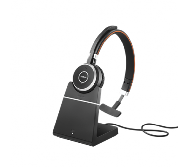Jabra Evolve 65 UC monaural USB NC Bluetooth Headset with...