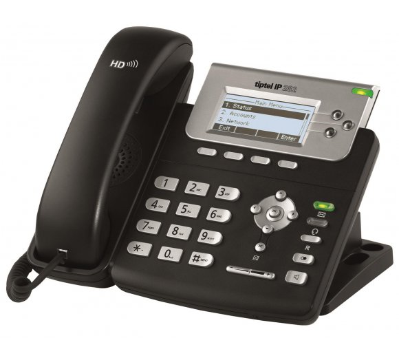 Tiptel IP 282 IP-Telephone incl. EU power supply with instructions - Login to a FritzBox