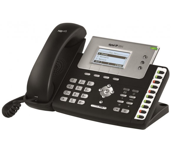 Tiptel IP 284 IP-Phone incl. EU power supply (incl. Quck Guide configuration on a FritzBox)