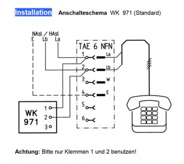 ZE WK 971 Standard  - Tonrufzweitgerät, Klingel,...