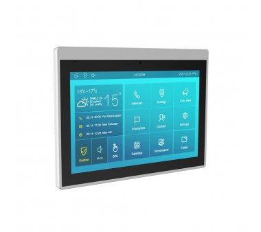 Akuvox IT83A Smart Android Indoor Monitor (10 Inch Touchscreen, Bluetooth, Wifi, Audio and Video), PoE, Android based, Alexa Integration