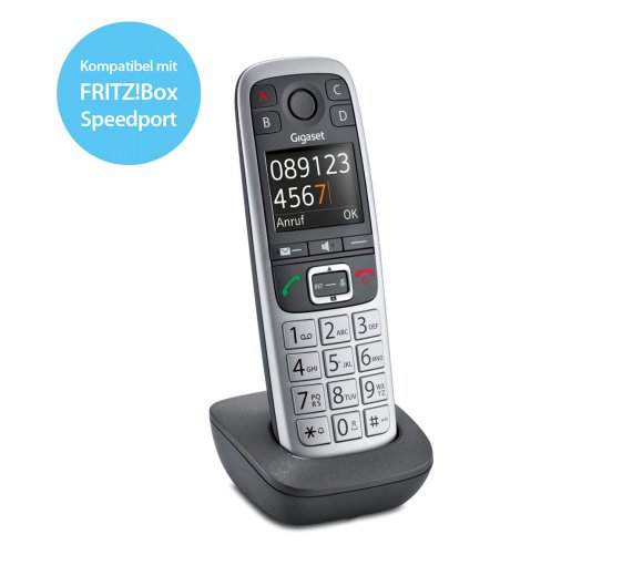 Gigaset E560HX DECT Mobilteil für AVM Fritzbox und Telekom Speedport Telefon-Router