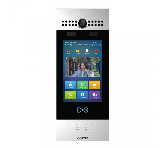 Akuvox R29C IP Video Türtelefon, Touch-Display mit Zweifach-Kamera, Bluetooth (Unterputz)