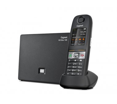 Gigaset E630A GO mit 3 Anrufbeantworter und für 3 Rufnummern + Wasserdicht + staubgeschützt + stoßfest DIN IP65 (ALL-IP / Analog + VoIP)