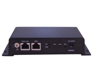 ZYCOO X30 SIP PA Gateway PoE - Industrial Grade for harsh environment -40°C~75°C, Power Input: DC24v 1.5A / DC12v 3A