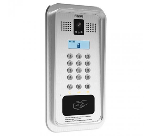Fanvil i33VF - SIP Intercom with camera and RFID card reader (Flushmount)