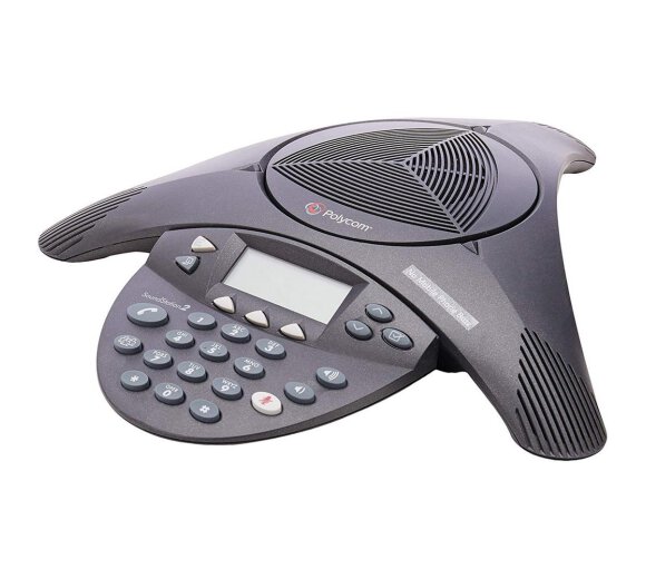 Polycom SoundStation2 with Display (1-8 people, non-expandable), Part-No. 2200-16000-601, B-/C-Goods