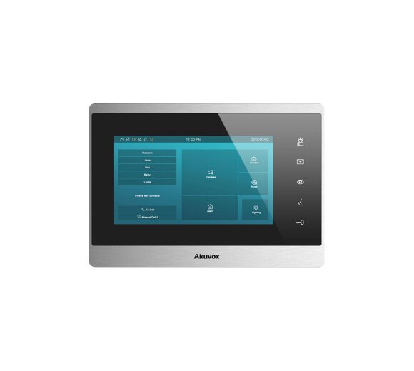 Akuvox IT82R SIP Indoor Monitor (7" Touchscreen, Audio und Video, 5 Soft Keys), PoE, Android based