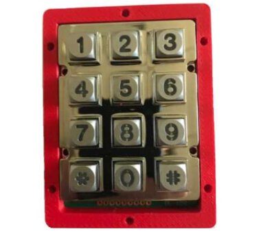 Tema AA-697/KP 12-key vandal-proof metal keypad