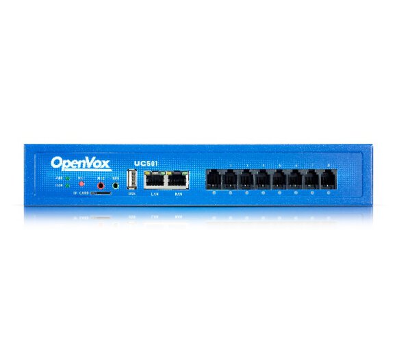 OpenVox UC501-A02 IP-Telefonanlage mit 2 AMT Anschlüsse (FXO)