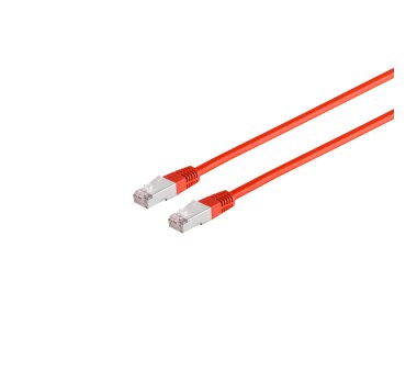 25cm CAT.6 Patchcable, S/FTP, PIMF - red