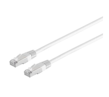 25cm CAT.6 Patchcable, S/FTP, PIMF - white