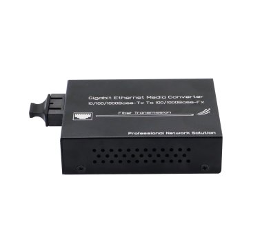 Gigabit Ethernet Multi-Mode SC-Glasfaserkonverter, Duplex, 850nm, bis 550m