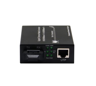 Gigabit Ethernet Multi-Mode SC-Glasfaserkonverter, Duplex, 850nm, bis 550m