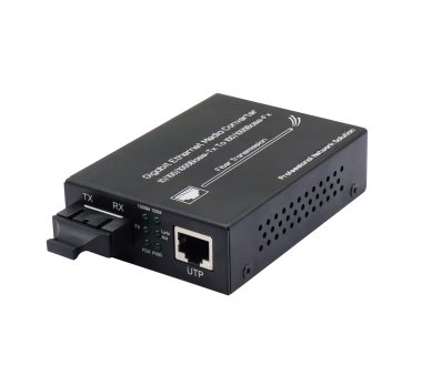 Gigabit Ethernet Multi-Mode SC-Glasfaserkonverter, Duplex, 850nm, bis 550m
