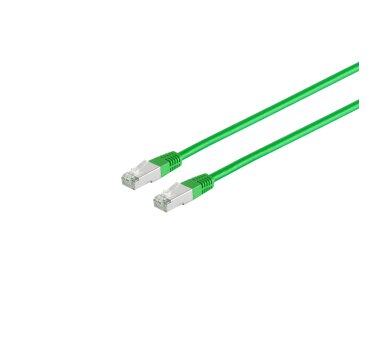 50cm CAT.6 Patchcable, S/FTP, PIMF - green