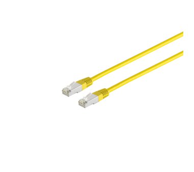 50cm CAT.6 Patchcable, S/FTP, PIMF - yellow