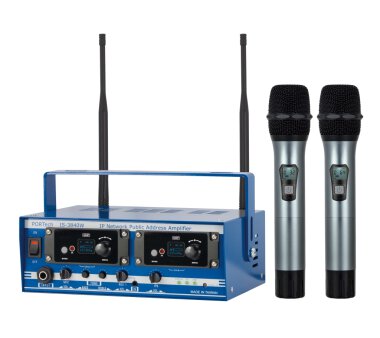 Portech IS-3840W-2 SIP Network Public Address Amplifier...