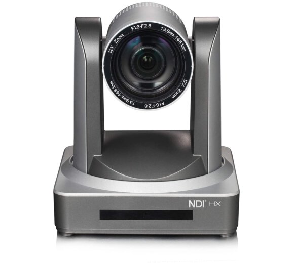 Minrray UV510A-20-ST-NDI HD Video Conference Camera with 20x optical zoom, color silver (NDI - Video, Audio, Control & Power a single network cable) for Broadcasting / Telemedicine and Video Conferencing