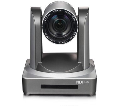 Minrray UV510A-20-ST-NDI HD Video Conference Camera with 20x optical zoom, color silver (NDI - Video, Audio, Control & Power a single network cable) for Broadcasting / Telemedicine and Video Conferencing