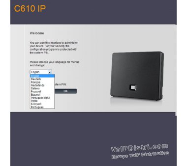 Gigaset C610 IP, IP DECT schnurlos VoIP Telefon für...