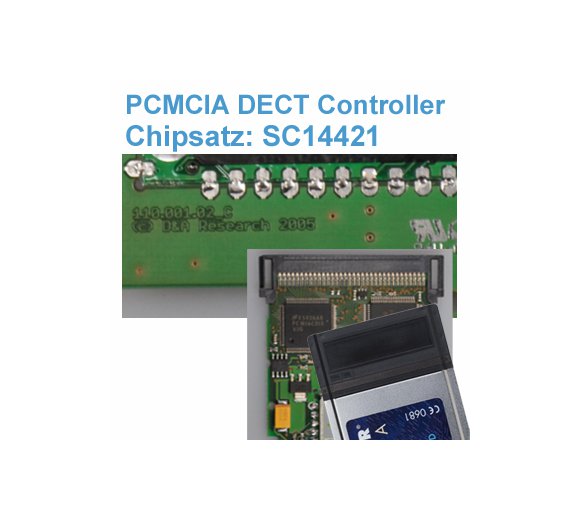 Greengate VoIP Basic DA100 / Dosch Amand based VoIP DECT CONTROLLER PCMCIA Type 2 (5 mm Bauhöhe)