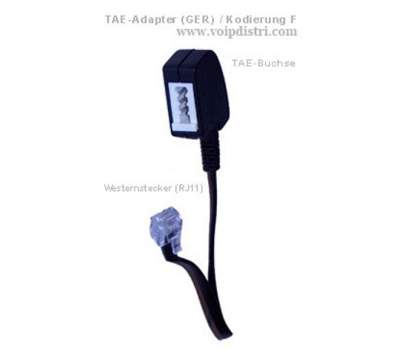TAE-Adapter (6P4C) - Kodierung F