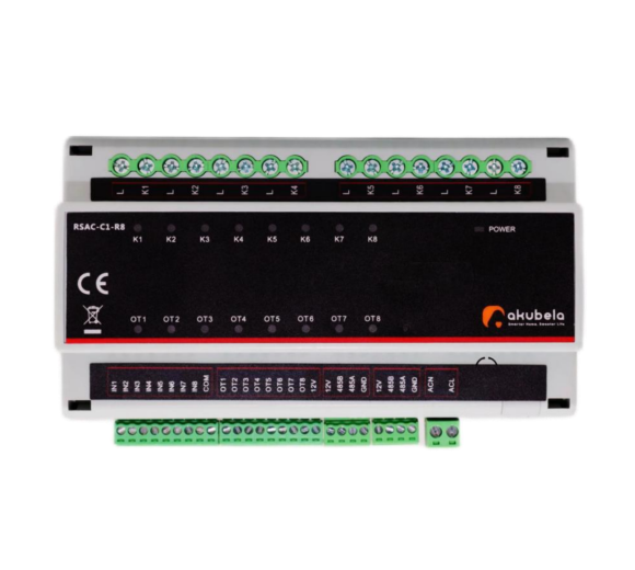 akubela RSAC-C1-R8 Switch Actuator (RS485)