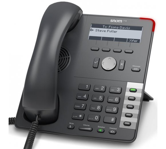 Snom 715 Gigabit SIP VoIP phone, Anthrazit