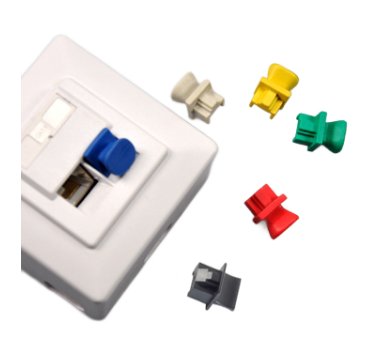 RJ45 Protective Covers for Jacks (RJ45/ISDN/BRI)