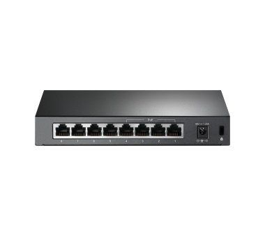 10/100MBit Switch 8 Port RJ45 incl. 4 Port PoE