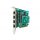 OpenVox DE410P + Echo Cancellation, 4 port E1/T1/J1 PRI PCI card (Asterisk compatible & Askozia Trixbox, Elastix Certified)