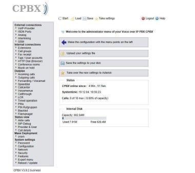 CPBX economy e20s1f2 - 1xS0 2xFXS/Fax