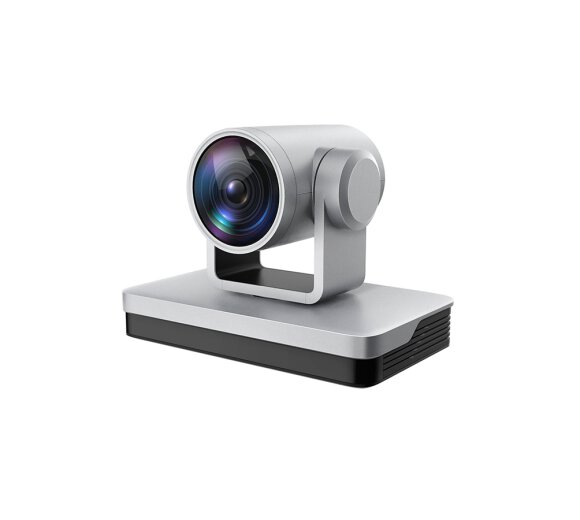 Minrray UV430A-NDI 4K Video Conference Camera with 12x optical zoom, color silver (NDI - Video, Audio, Control & Power a single network cable) for Broadcasting / Telemedicine and Video Conferencing
