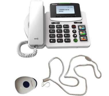 Akuvox R15P Großtastentelefon IP Telefon mit SOS...