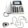 Akuvox R15P Großtastentelefon IP Telefon mit SOS Funk-Anghänger (Healthcare, Großtastentelefon, Seniorentelefone, HAC, PoE)