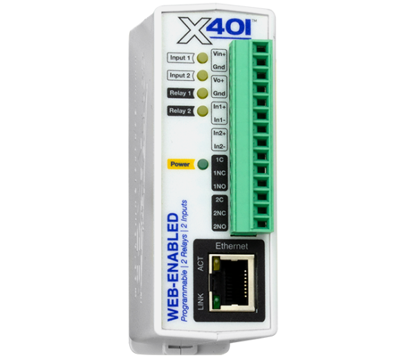 Dual Relay and Input Module PoE with 2 Relay output (3A 28VAC, 24VDC)