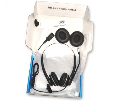 VT 8000 UNC Duo Headset (Stereo mit Breitband Audio)