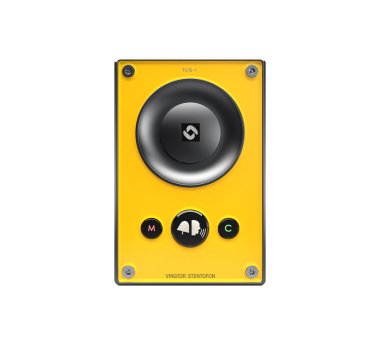 STENTOFON TCIS-1 Turbine Compact SIP Intercom with yellow...