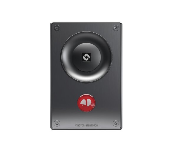 STENTOFON TCIS-2 Turbine compact SIP intercom with stainless steel front plate (noise cancelling)