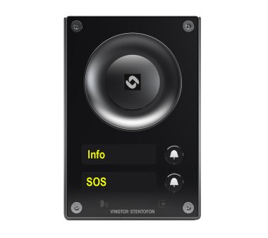STENTOFON TCIS-5 Turbine compact SIP intercom with PMOLED...