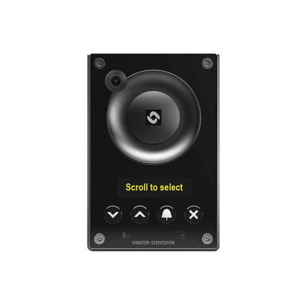 STENTOFON TCIV6+ Turbine compact SIP with camera and black