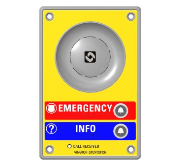 STENTOFON TCIS-C1 IP and SIP Intercom