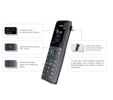 Yealink W73P IP DECT Phone System (W73H + W70B)