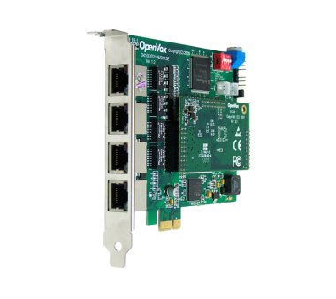 OpenVox DE410E + Echo Cancellation, 4 port E1/T1/J1 PRI...