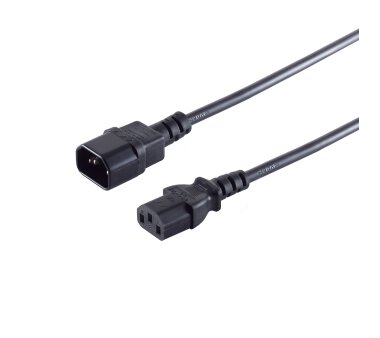 IEC extension cable C13-C14 VDE 3x0,75qm² 2m