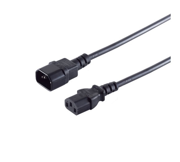 IEC extension cable C13-C14 VDE 3x0,75qm² 3m