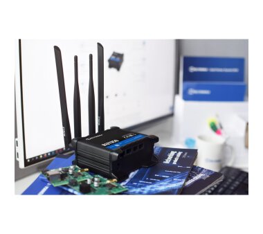 Teltonika RUT950 4G /LTE cellular router with Ethernet., 4 Ethernet., WiFi (MeiG cellular Module), EU-Version